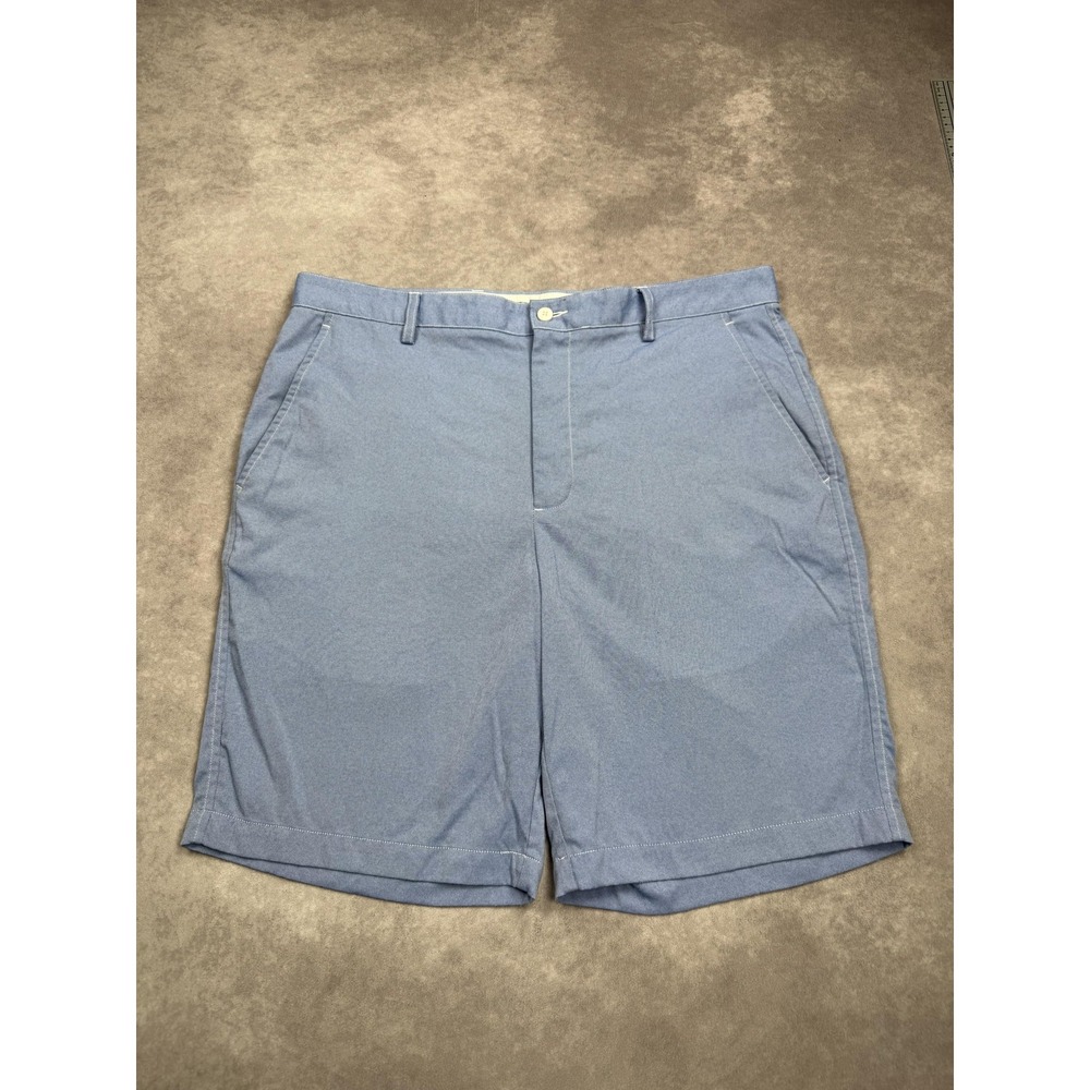 FootJoy Golf Shorts Mens W38 Blue 100% Nylon Lightweight Performance Zip Pockets